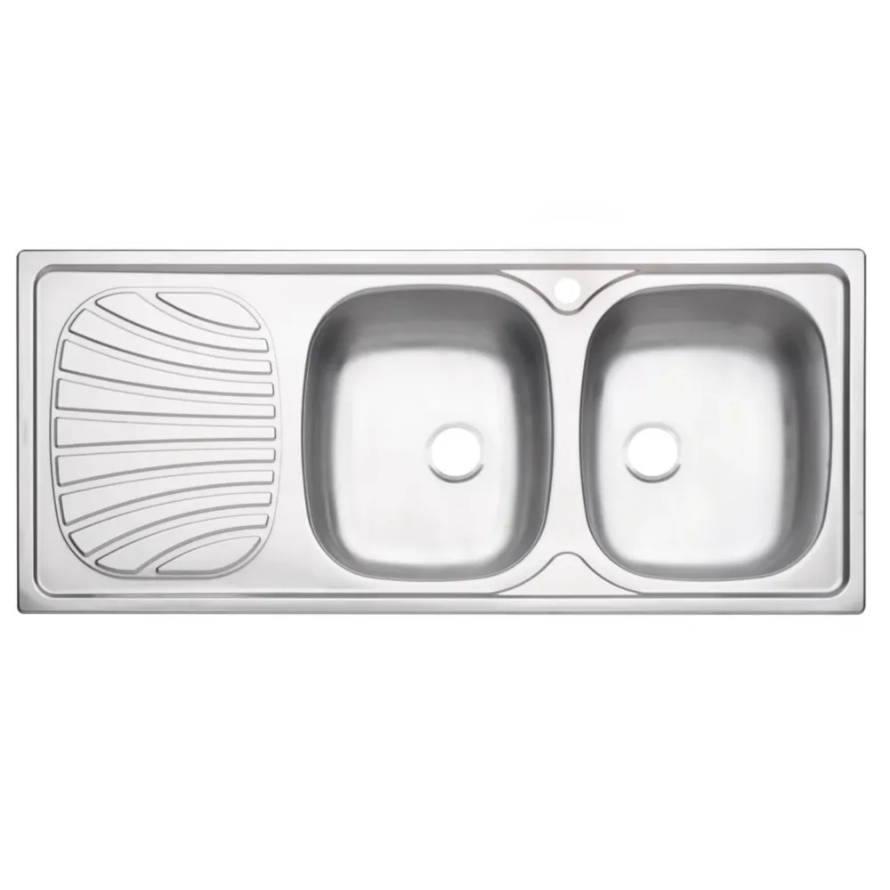 Fregadero de empotrar 116x50 escurridor izquierdo Tramontina
