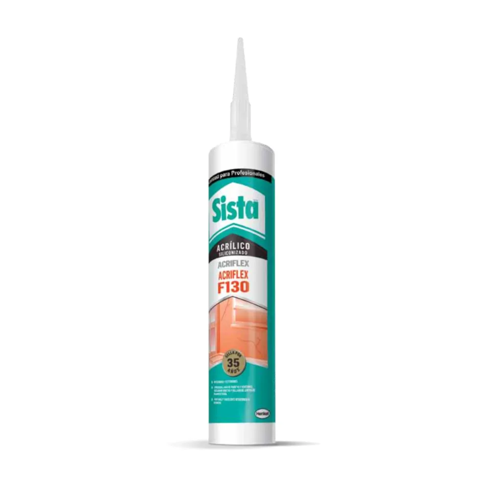 Silicón Sista F130 Acriflex blanco 300 ml