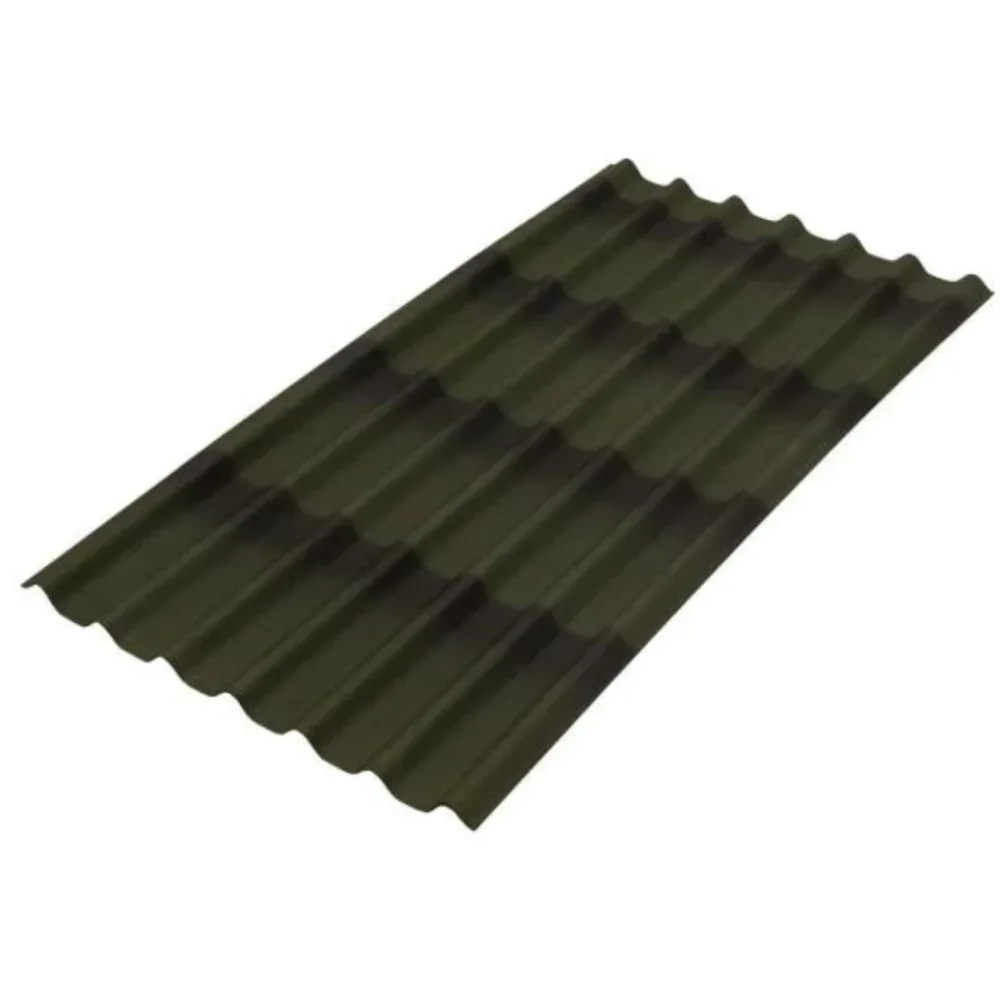 Lámina Tile 3D verde Onduline