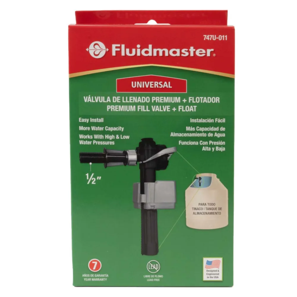 Válvula de llenado para tinaco o cisterna Fluidmaster