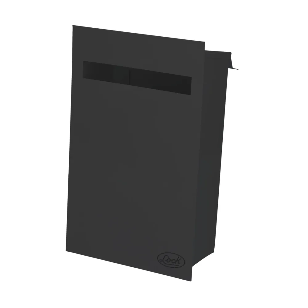 Buzón negro 21.5 X 35 X 10.5 cm 11BZ Lock