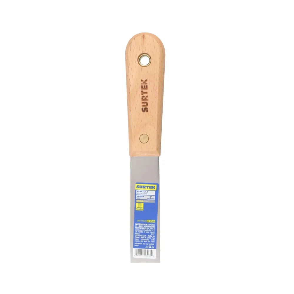 Espátula rígida de 1" de acero 123081 Surtek
