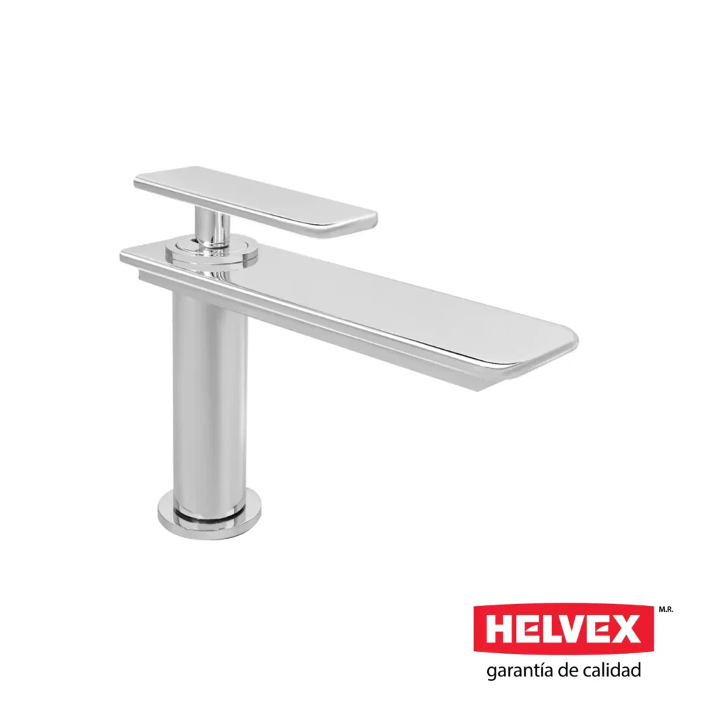 Monomando para lavabo con contra de push ¼ de pulgada – E-941 Helvex