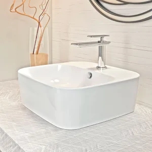 Monomando para lavabo con contra de push ¼ de pulgada – E-941 Helvex
