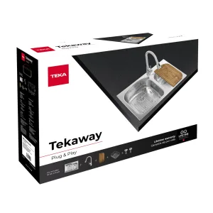 Paquete de Fregadero Tekaway 115050007 Teka Ferreteria Onofre caja