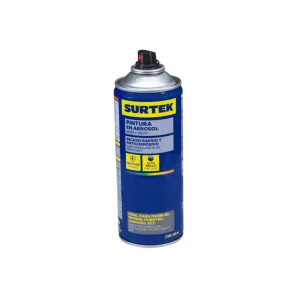 Pintura en aerosol color negro mate 400 ml AES403 Surtek