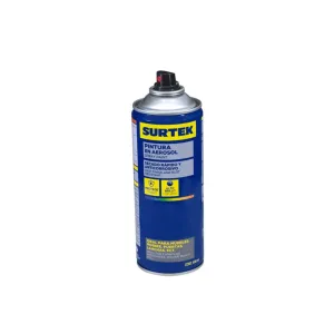 Pintura en aerosol de color negro satinado AES402 Surtek Ferretería Onofre