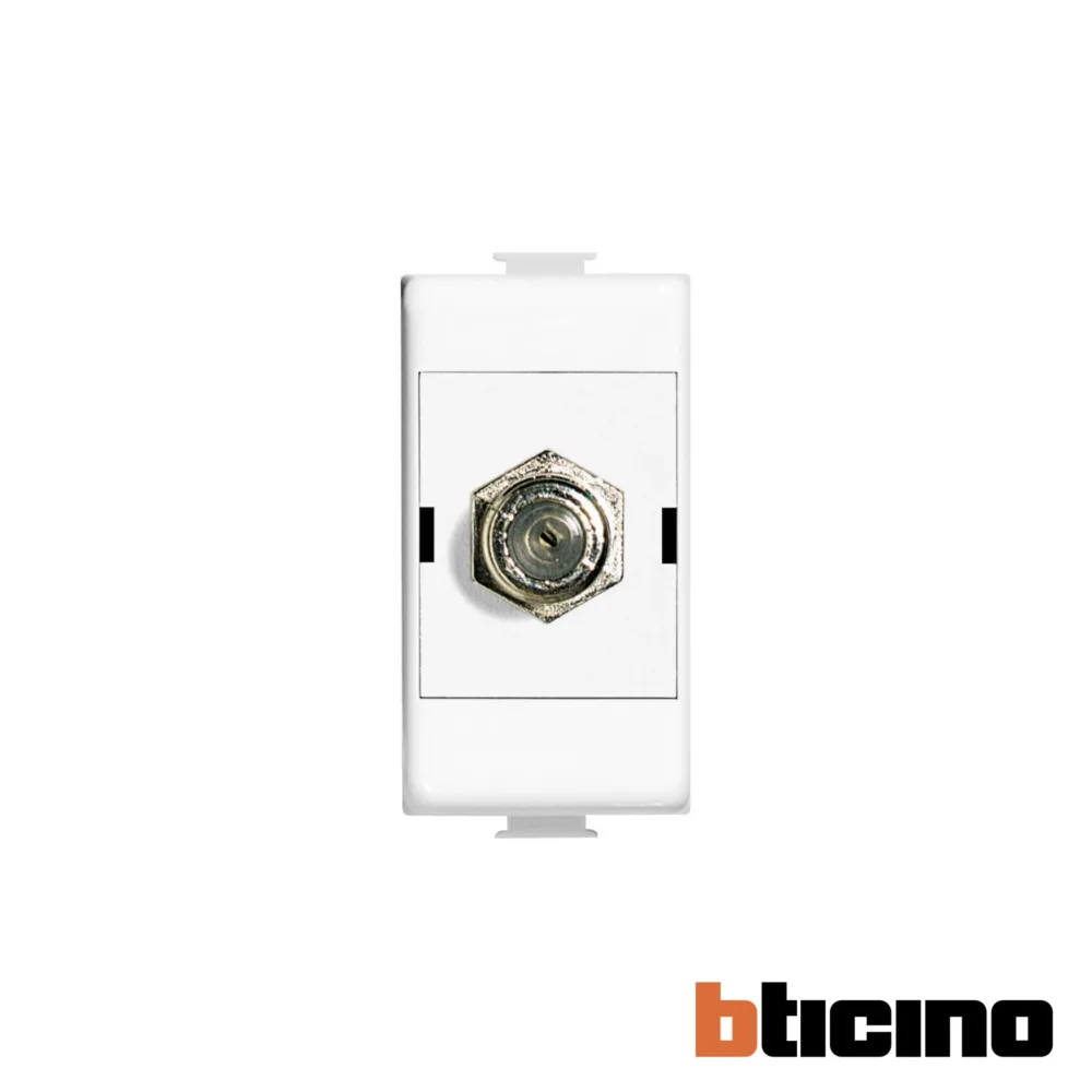 Toma coaxial blanco Quinziño MX Bticino
