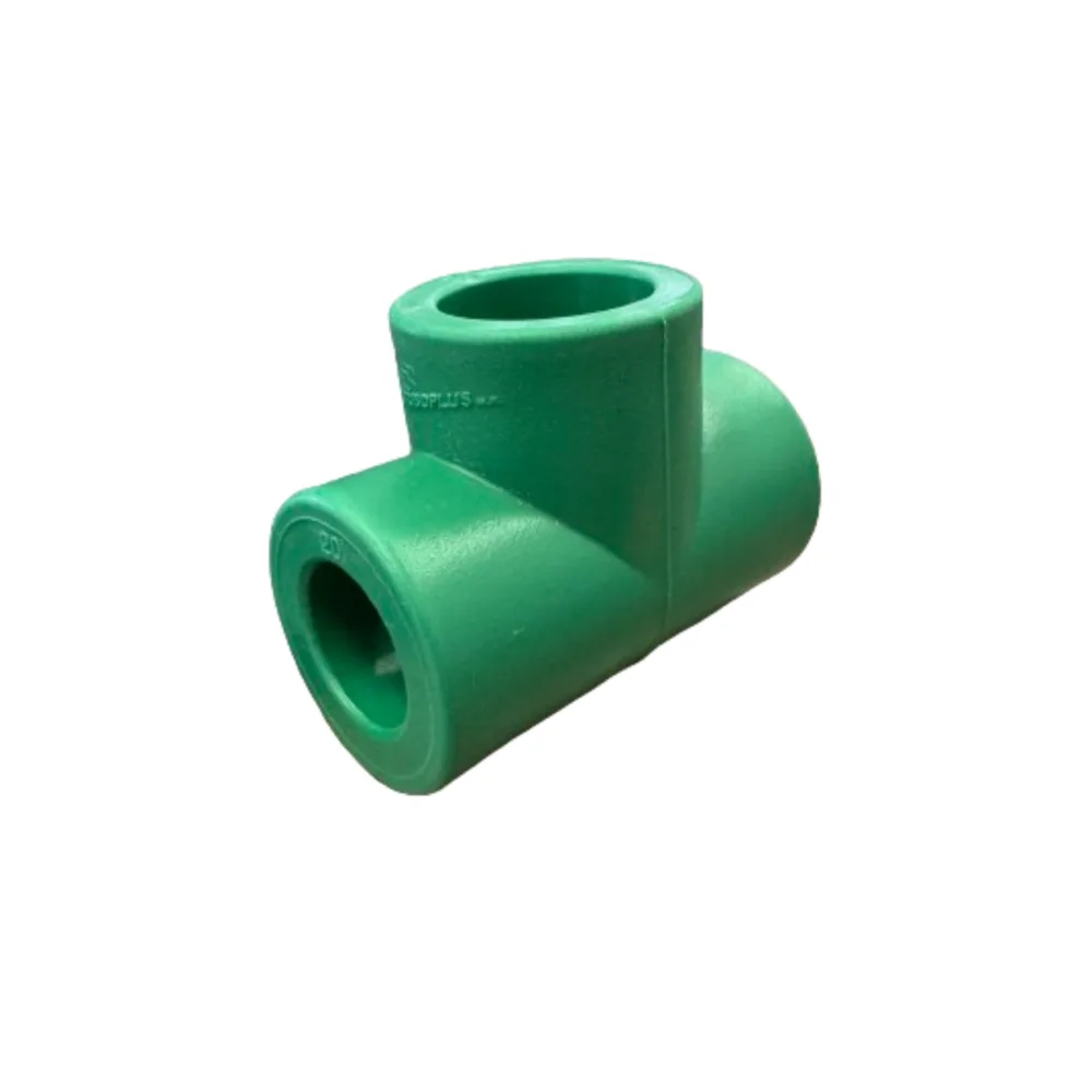 Tee reducida extrema PPR 3/4" x 1/2" x 3/4" Tuboplus