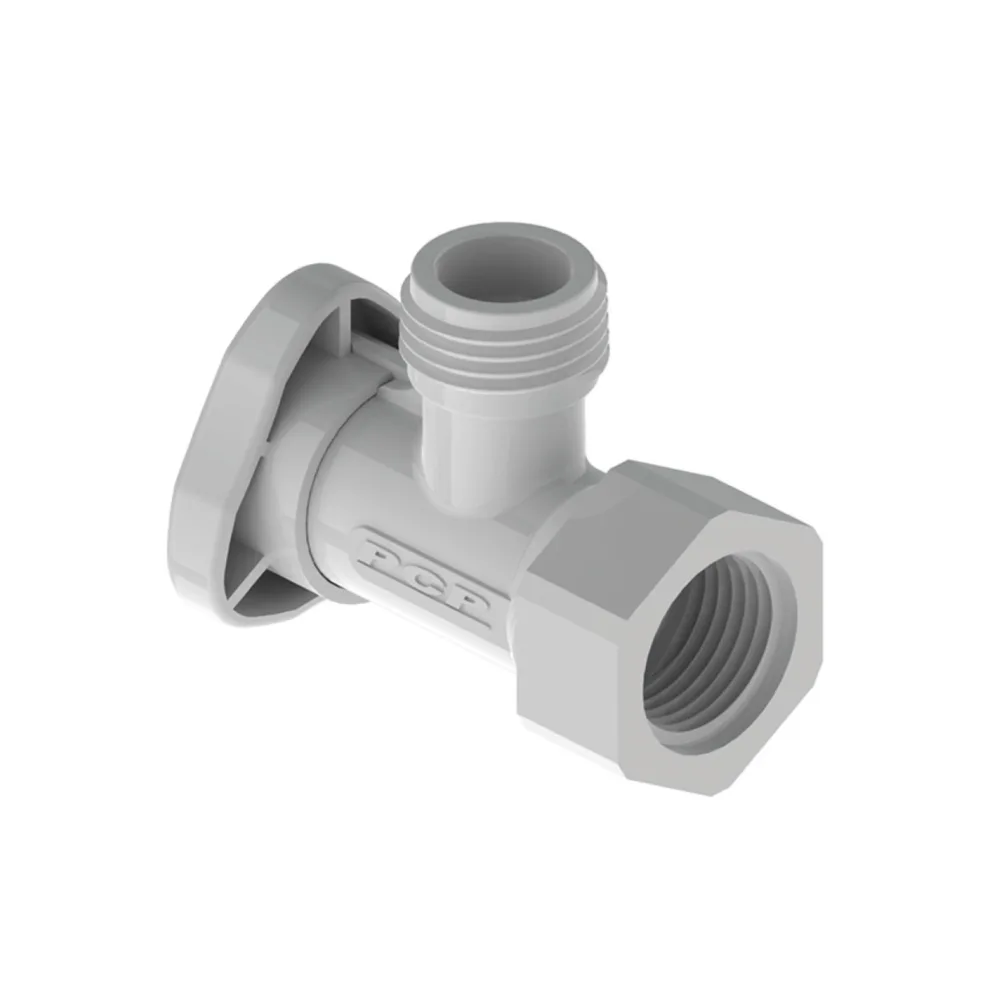 Válvula angular mini roscable de 1/2 x 1/2 PCP