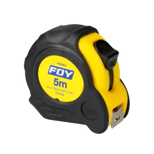 Flexómetro anti-impacto de 5m X3/4" 142063 Foy Tools