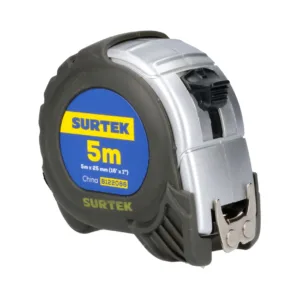 Flexómetro anti-impacto silver de 5m X 1" B122086 Surtek