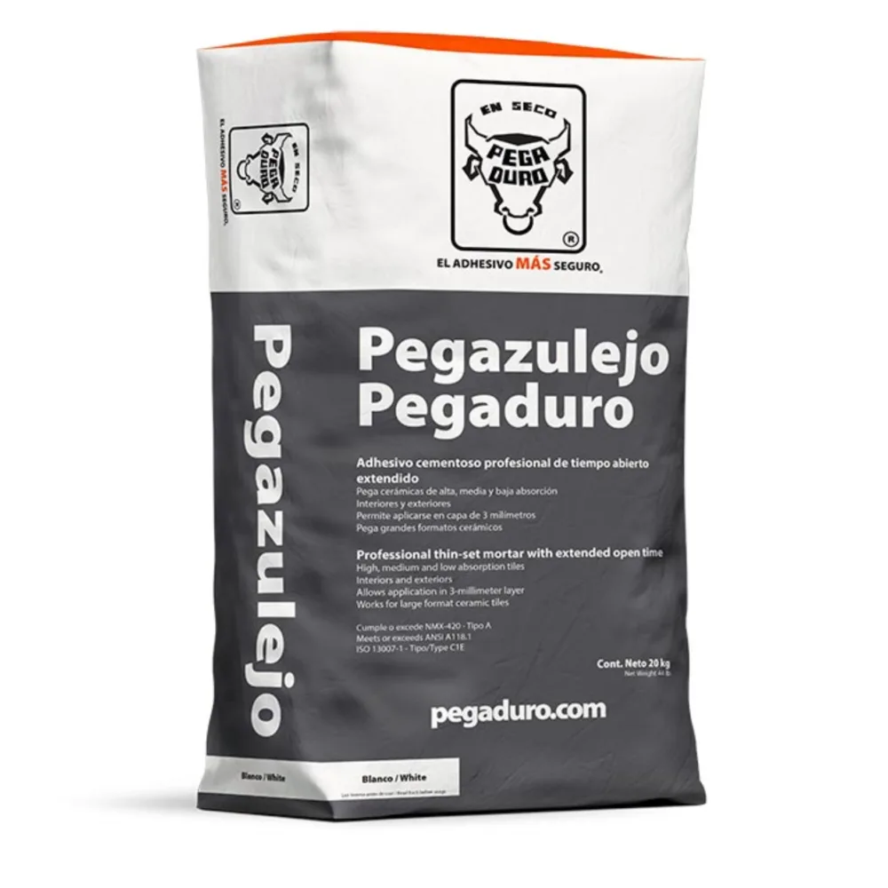 Pegazulejo blanco 20 kilos Pegaduro
