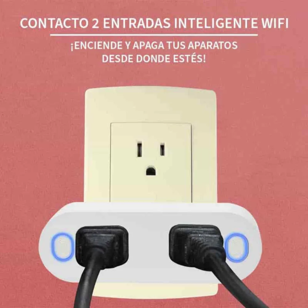 Contacto wifi de 2 entradas inteligente IUSA