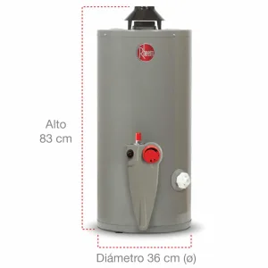 Calentador de depósito de 38 litros 29V10S Rheem