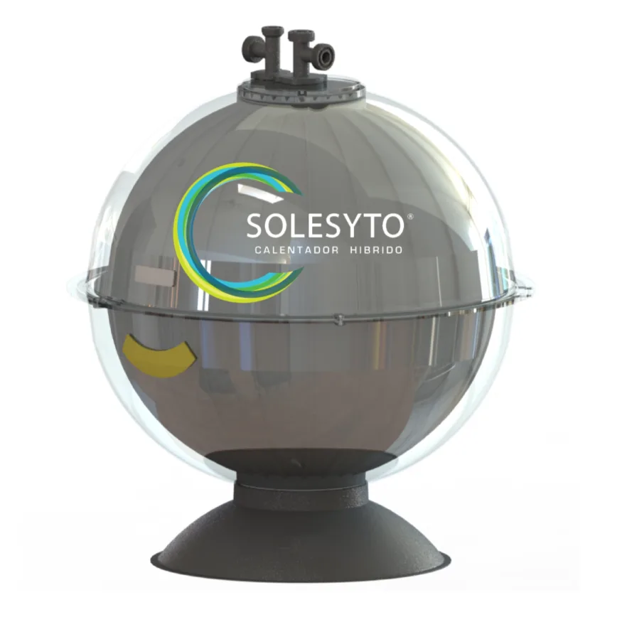 Calentador híbrido solar y eléctrico de 80 litros SOLESYTO