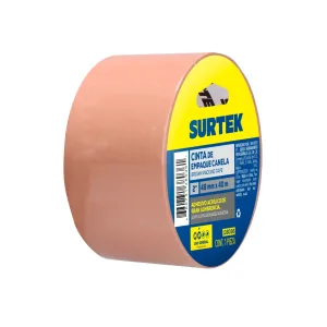 Cinta canela para empaque de 2" x 40 m Surtek 138036