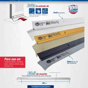 Guardapolvo acabado negro de 100cm LGP100N Lock