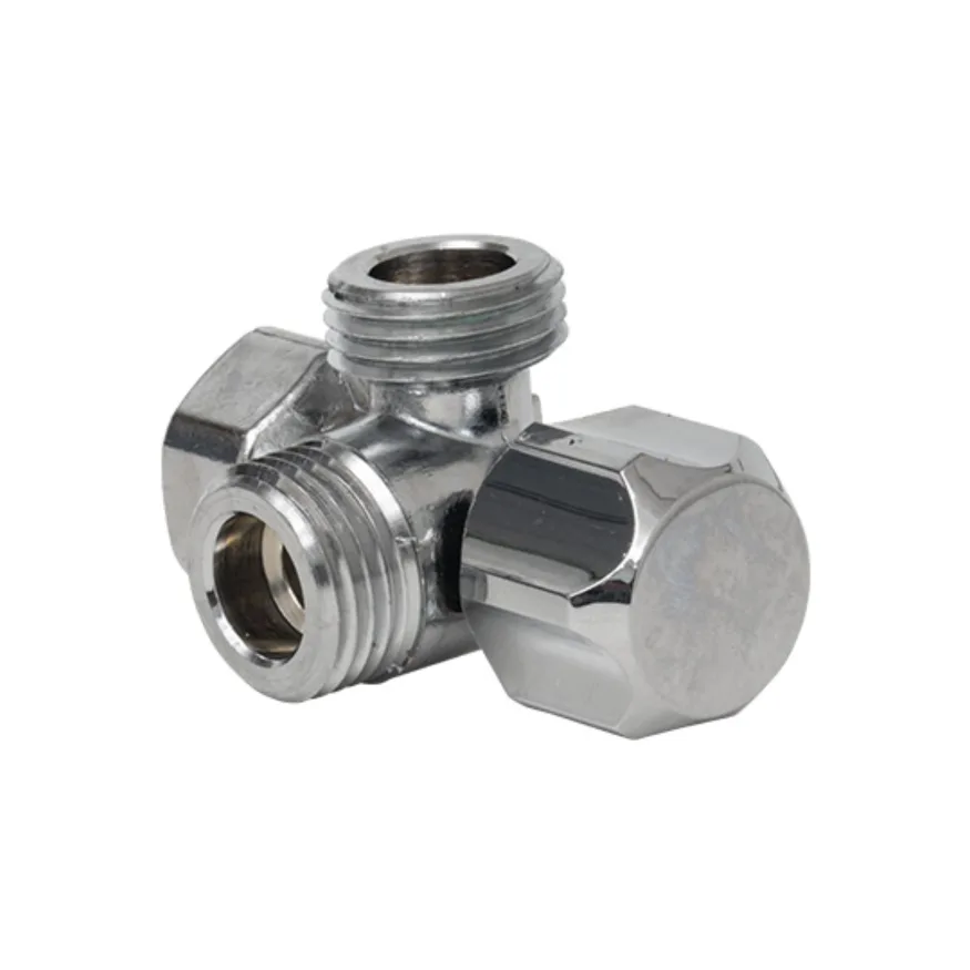 Llave angular Coflex 1/2” con 2 salidas para agua IP-137