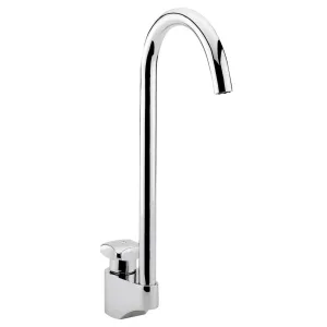 Llave de hospital VCG-2T cuello de ganso maneral tritón Helvex