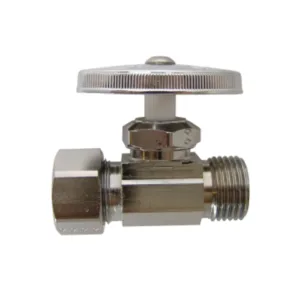 Llave recta Coflex 1/2” con compresión para agua IP-106