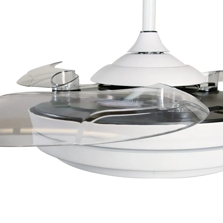 Ventilador de techo Andana 42" con luz LED y control Boomer