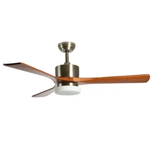 Ventilador de techo Copter 52” con luz led y control remoto Boomer