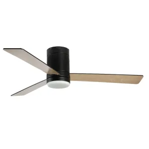 Ventilador de techo Valmiera 52” claro con luz LED y Control Boomer