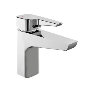 Llave Monomando Helvex LUS-100 para lavabo bajo sin contra cromo