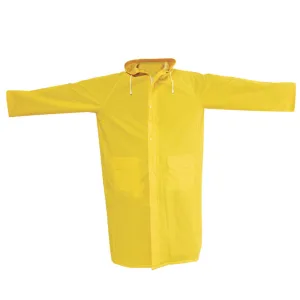 Gabardina impermeable talla mediana con capucha 0.35 mm PVC Surtek 137522