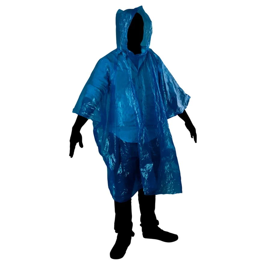 Poncho impermeable para emergencias unitalla polietileno Foy 144146