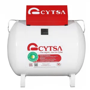 Tanque estacionario 180 L para gas LP con válvulas – CYTSA