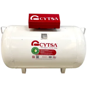 Tanque estacionario 300 L para gas LP con válvulas – CYTSA