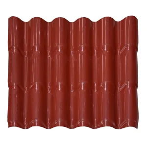 Teja plástica Teket TT10509701 0.97×1.05 m color barro