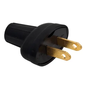 Clavija recta 123 V 10 A cuerpo de PVC – CLA-001 Kleiman