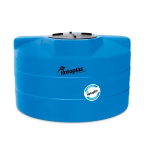 Cisterna Rotoplas azul de 1200 litros para almacenamiento de agua en casa