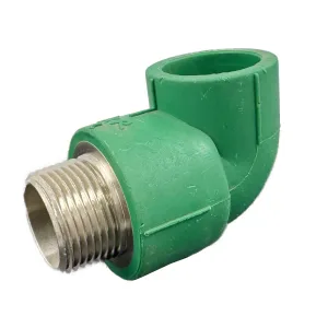 Codo PPR 1" rosca exterior Tuboplus