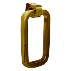 Jaladera colgante rectangular latón brillante – Rish