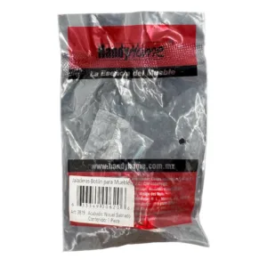 Jaladera tipo botón 18 mm níquel satinado – Modelo 3819