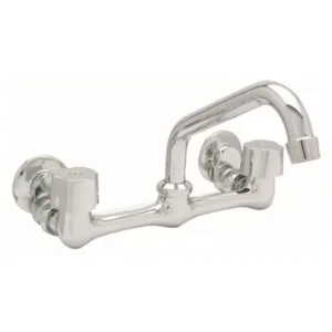 Mezcladora a pared para fregadero 8 pulgadas dos manerales cromo Dica 3248
