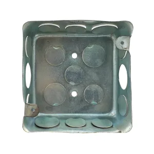 Caja cuadrada galvanizada 3/4 pulgadas