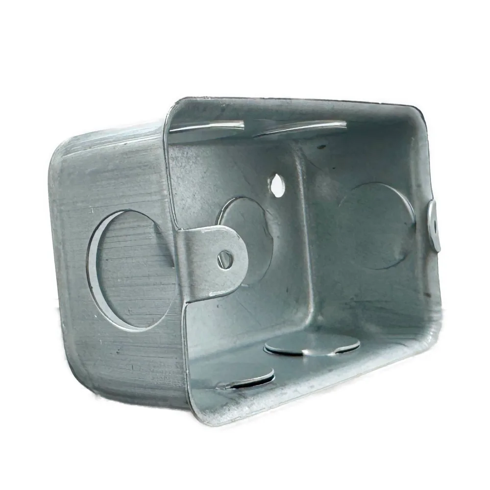 Chalupa galvanizada rectangular 1/2 pulgada