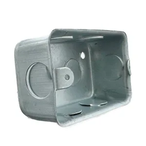 Chalupa galvanizada rectangular 1/2 pulgada