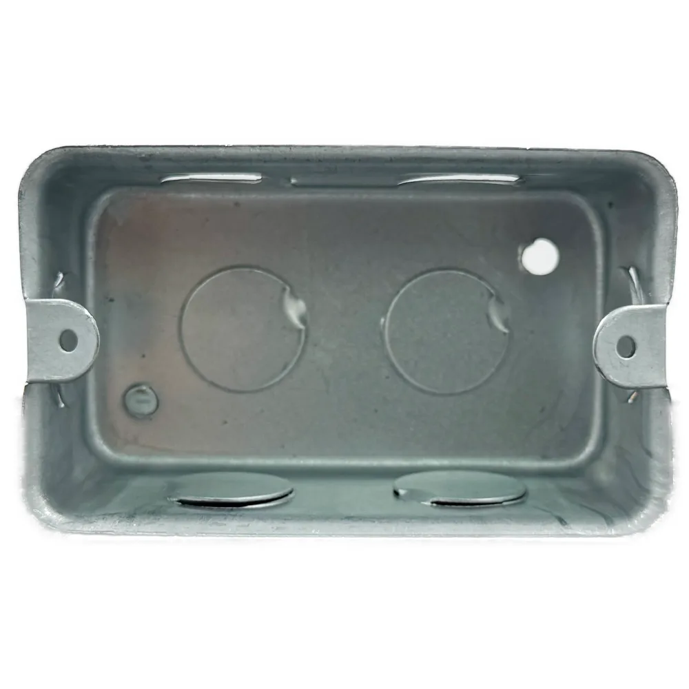 Chalupa galvanizada rectangular 1/2 pulgada