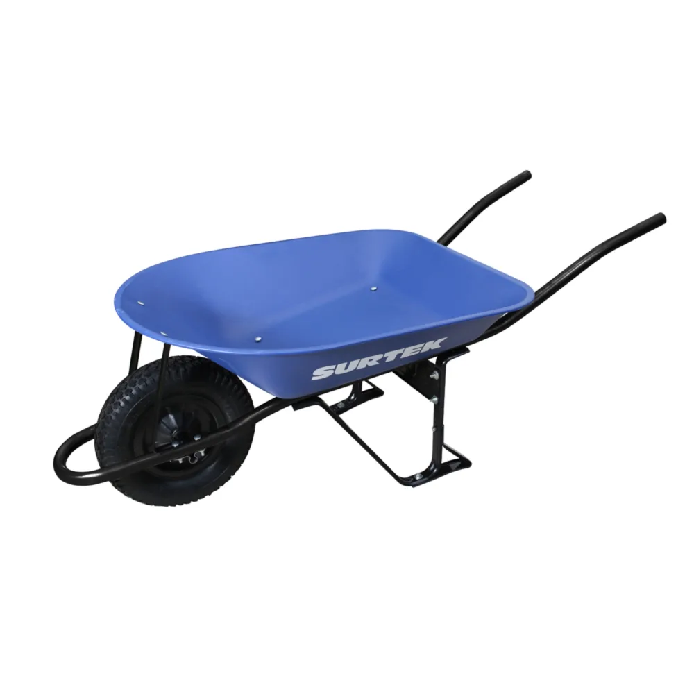 Carretilla reforzada 4 ft³ con llanta neumática 4 capas – CAT404 Surtek