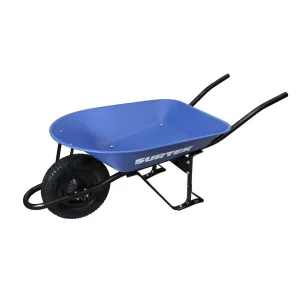 Carretilla reforzada 4 ft³ con llanta neumática 4 capas – CAT404 Surtek