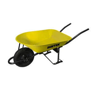Carretilla reforzada 4.5 ft³ con llanta neumática 4 capas – CAT454 Surtek