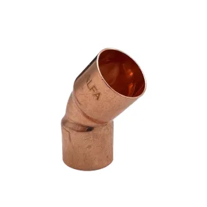 Codo cobre 45° 1/2″ para soldar
