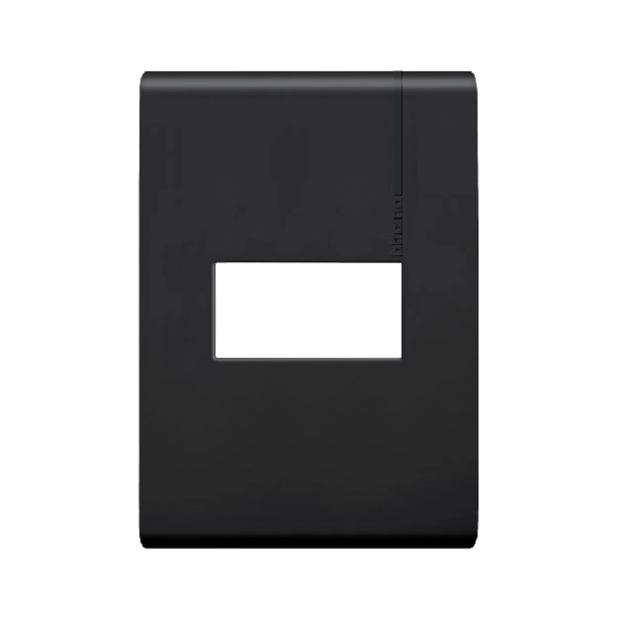 Placa 1 módulo con chasis color negro mate E5N1PTLN – Modus Pro Bticino Ferretería Onofre Placa 1 módulo con chasis color negro mate E5N1PTLN – Modus Pro Bticino