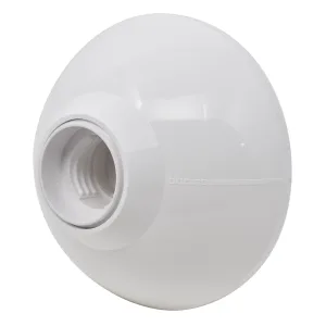 Portalámpara E27 para techo 100 W 127/250 V color blanco – P23B Bticino